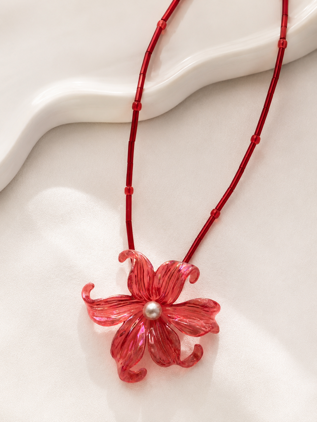 Collar Calipso (rojo)